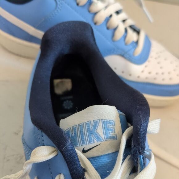 Nike Court Vision Low Next Nature Valor Blue/White Size 6.5 Shoes FJ2767-400 - Picture 11 of 11